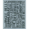 Christmas Words Stencil