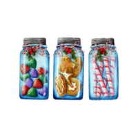 Mason Jar Treats Ornaments