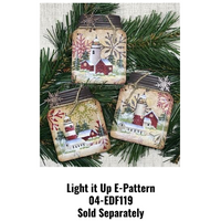 4-1/4" Squatty Mason Jar Ornament