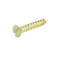 Flat Head Brass Screws #4 1/2in. Bag of 350 (Only 3 Available)