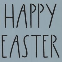 Happy Easter-Dunn Inspired Stencil