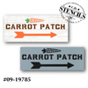 Carrot Patch Stencil