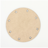 4" Round Star Border Ornament