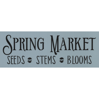 Spring Market Stencil