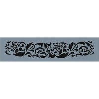 Spring Bluebird Border Stencil