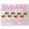 Bunny Crossing Stencil