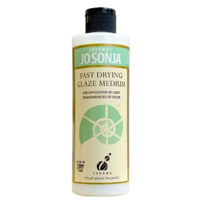 Jo Sonja Fast Drying Glaze Medium - 8oz Bottle