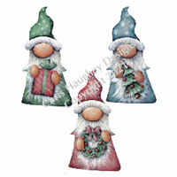Sparkle Gnome Ornaments Pattern by Chris Haughey
