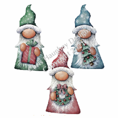 Sparkle Gnome Ornaments Pattern by Chris Haughey