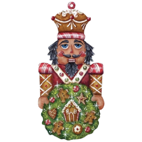 Gingerbread Nutcracker Ornament Pattern by Chris Haughey