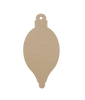 8" Tall Teardrop Bulb Ornament
