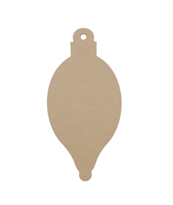 8" Tall Teardrop Bulb Ornament