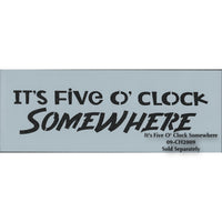 It's Five O Clock Somewhere E-Pattern by Chris Haughey