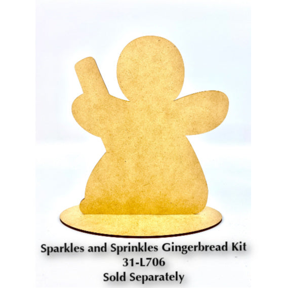 Sparkles and Sprinkles Gingerbread Plaque Kit