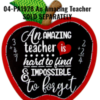 13-3/4" Apple Plaque